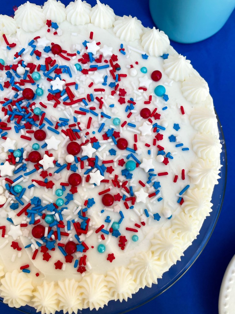 Chocolate 4th of July Cake